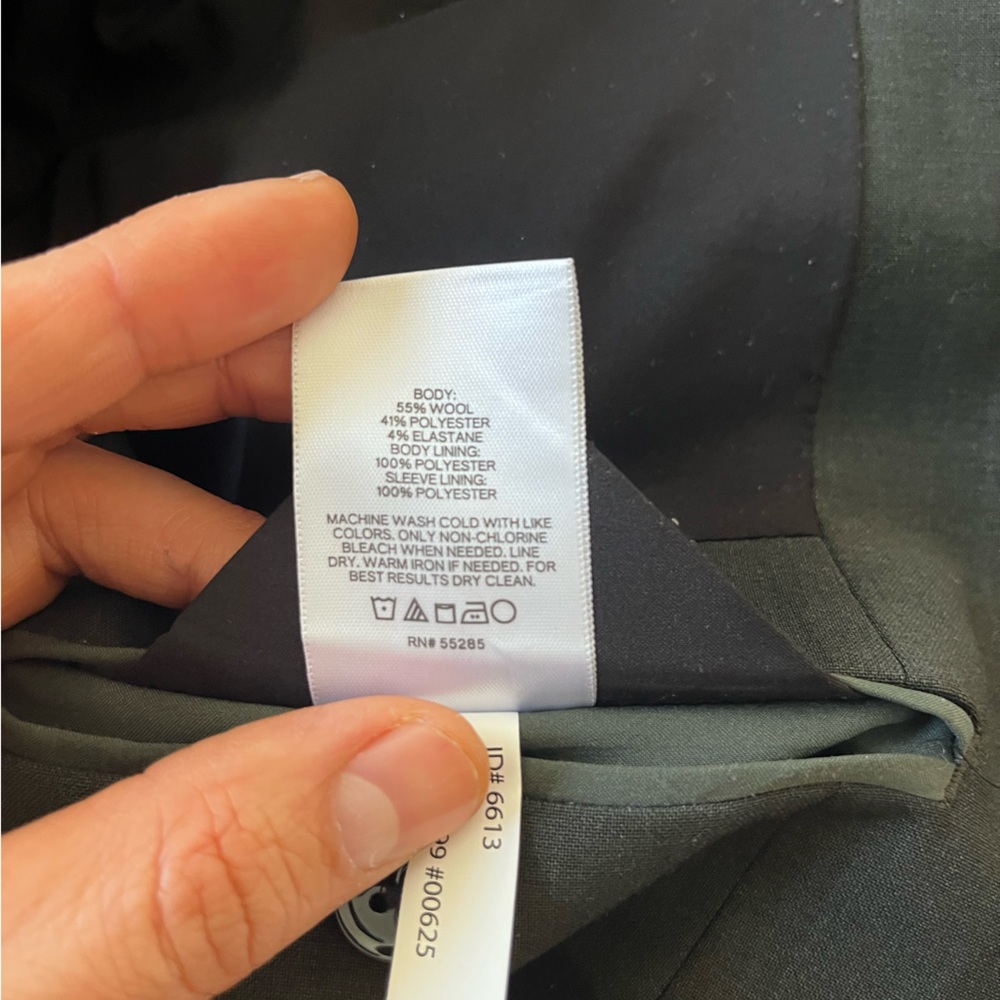 Express Suit Charcoal/Dark Green 44r 33x32 - Picture 13 of 16